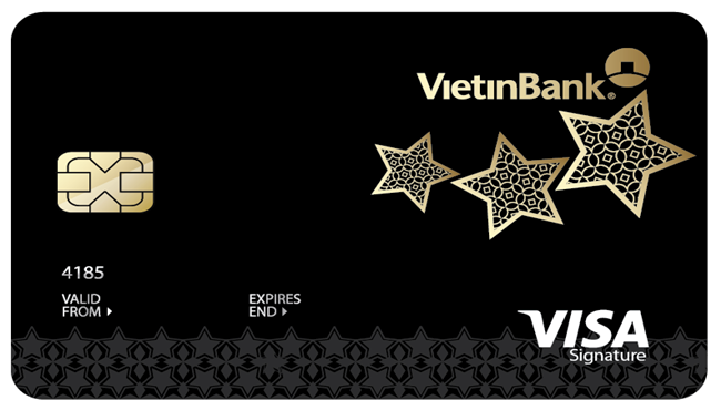 Thẻ VISA Signature của Vietinbank