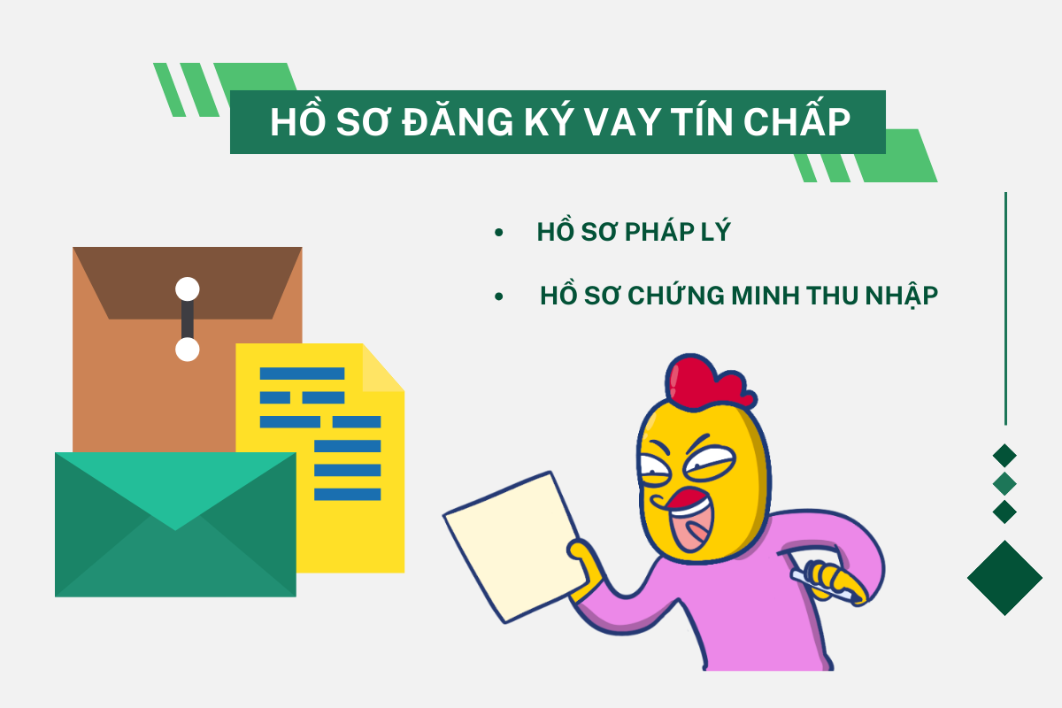 Hồ sơ đăng ký vay tín chấp gồm những gì?