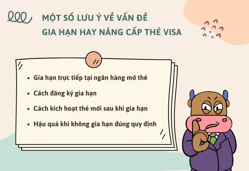 Gia hạn thẻ VISA cần lưu ý điều gì?