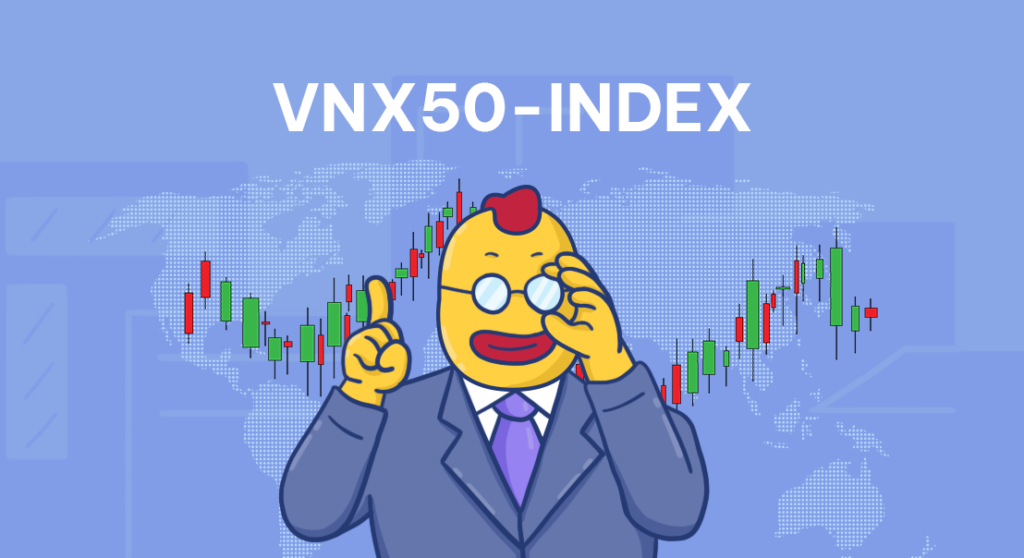 VNX50 bao gồm 50 mã cổ phiếu của cả 2 sàn HOSE và HNX