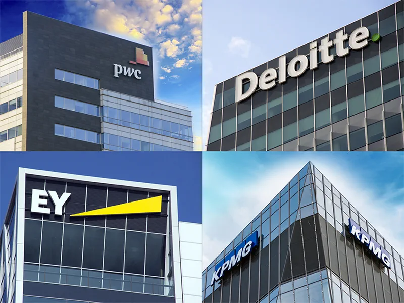 4 công ty kiểm toán: PWC, EY, Deloitte, KPMG.