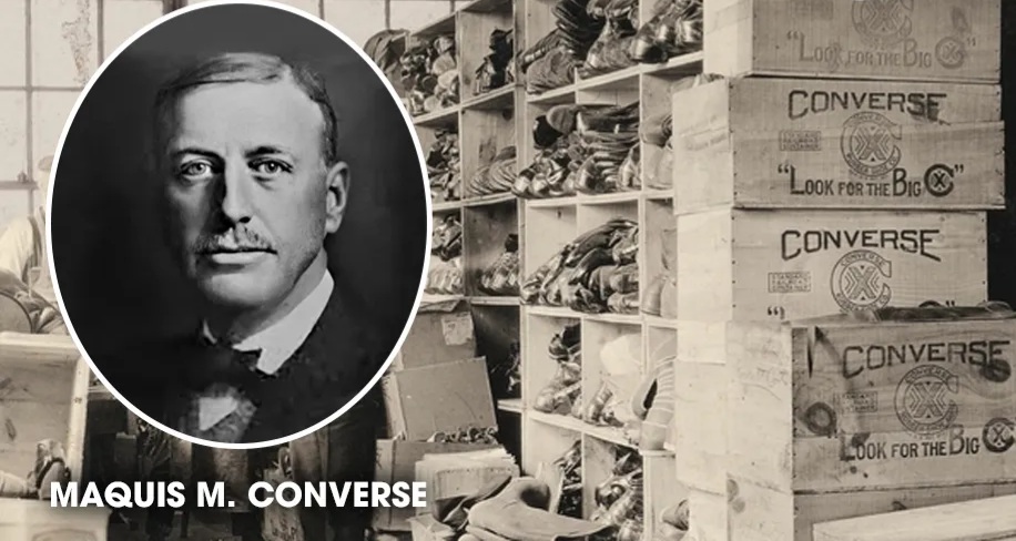 Chân dung Marquis Mills Converse và xưởng giày Converse đầu tiên