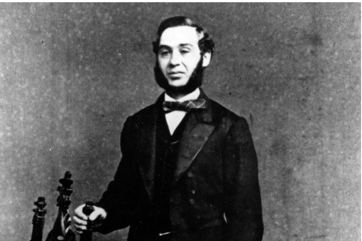 Một bức ảnh chụp Levi Strauss những năm 1850.