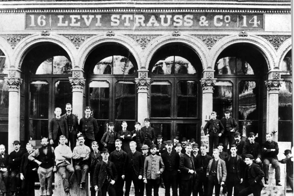Nhà máy Levi Strauss ở San Francisco năm 1882.