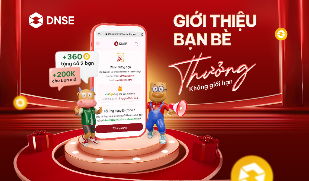 Chương trình giới thiệu bạn bè tại DNSE