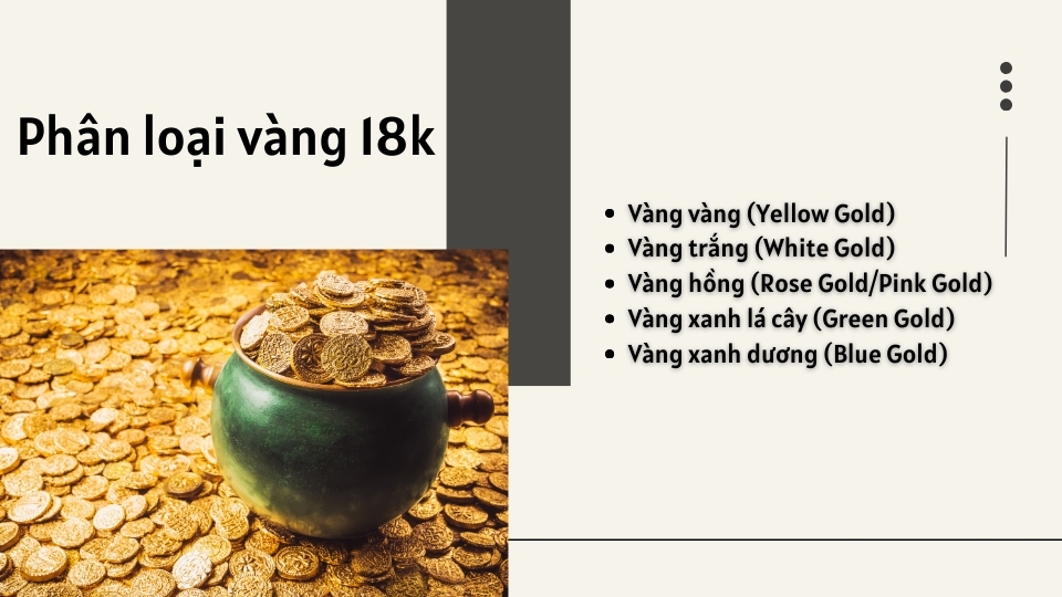 Vàng 18K được phân loại như thế nào?