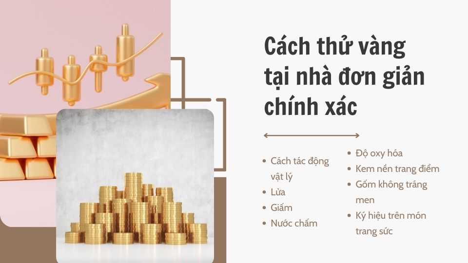 Thử vàng tại nhà đơn gian