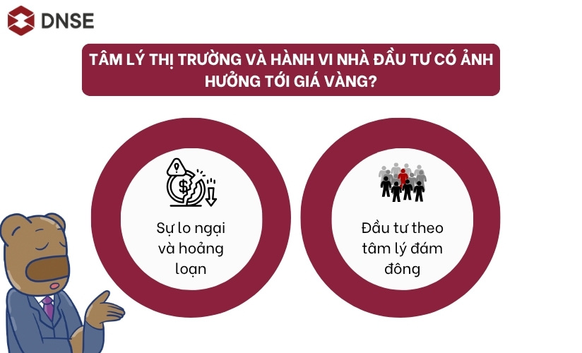 Giá vàng bị ảnh hưởng bởi tâm lý và yếu tố thị trường ra sao?