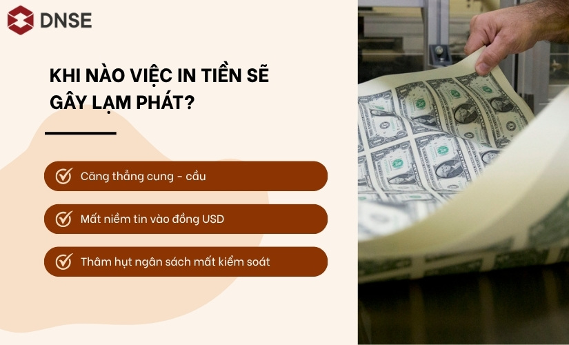 Khi nào việc in tiền sẽ gây lạm phát?
