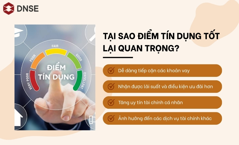 Những lợi ích quan trọng mà điểm tín dụng tốt mang lại