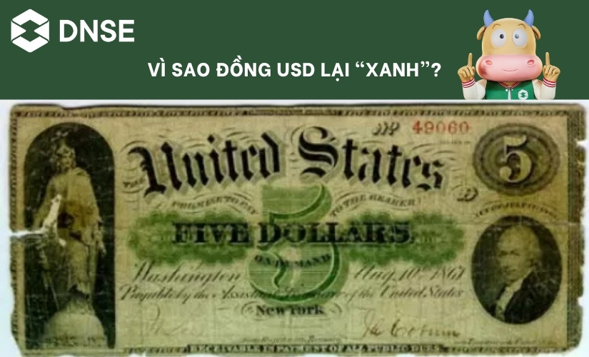 Vì sao đô la Mỹ lại “xanh”?