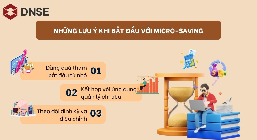 Những lưu ý khi bắt đầu với micro-saving
