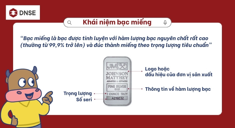 Khái niệm bạc miếng là gì?