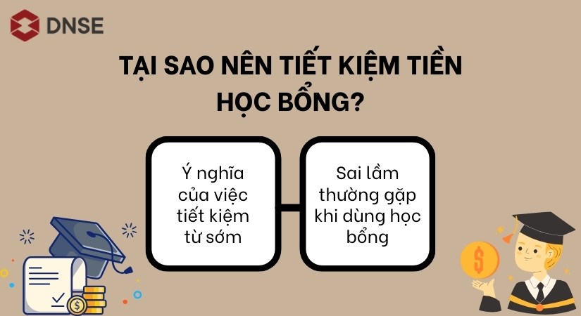 Tại sao nên tiết kiệm tiền học bổng?