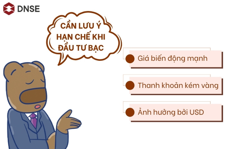 Đầu tư bạc có nên không? Cần hiểu rõ những hạn chế khi đầu tư vào bạc