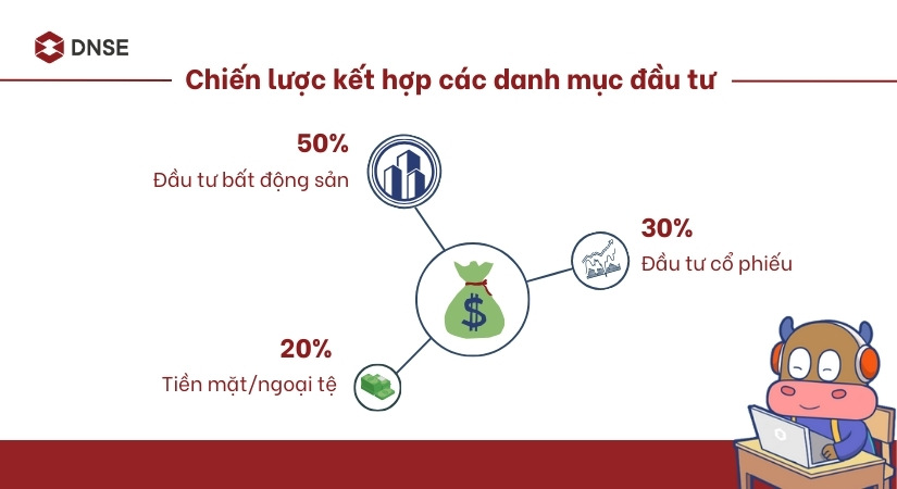 Gợi ý đa dạng hóa và kết hợp các danh mục đầu tư