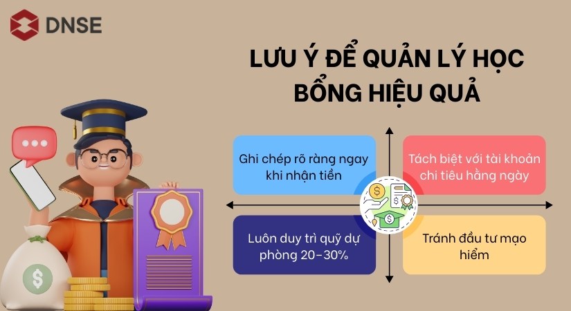 Các lưu ý để quản lý học bổng hiệu quả