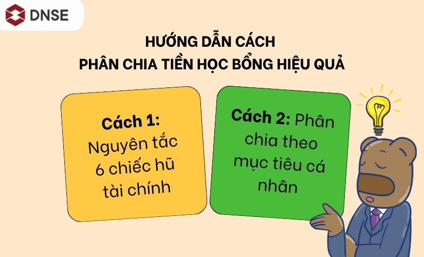 Hướng dẫn cách phân chia tiền học bổng