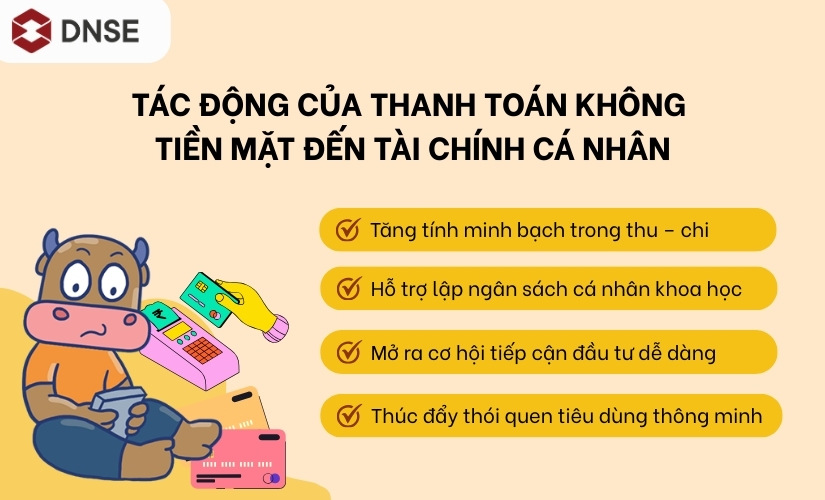 Tác động của thanh toán không tiền mặt đến tài chính cá nhân