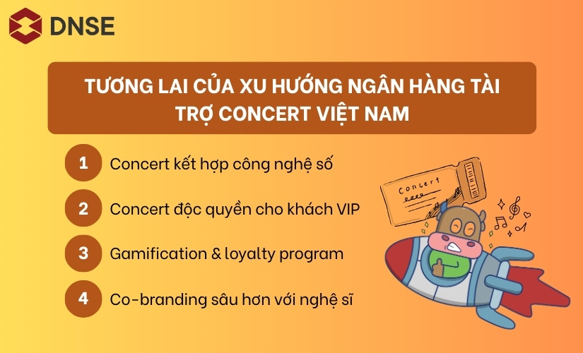 Tương lai phát triển xu hướng ngân hàng tài trợ concert Việt Nam