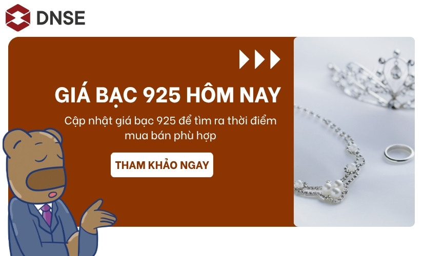 1 cây bạc 925 giá bao nhiêu? Cập nhật mới nhất hôm nay
