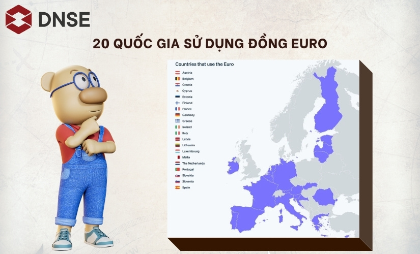 Danh sách 20 quốc gia sử dụng Euro