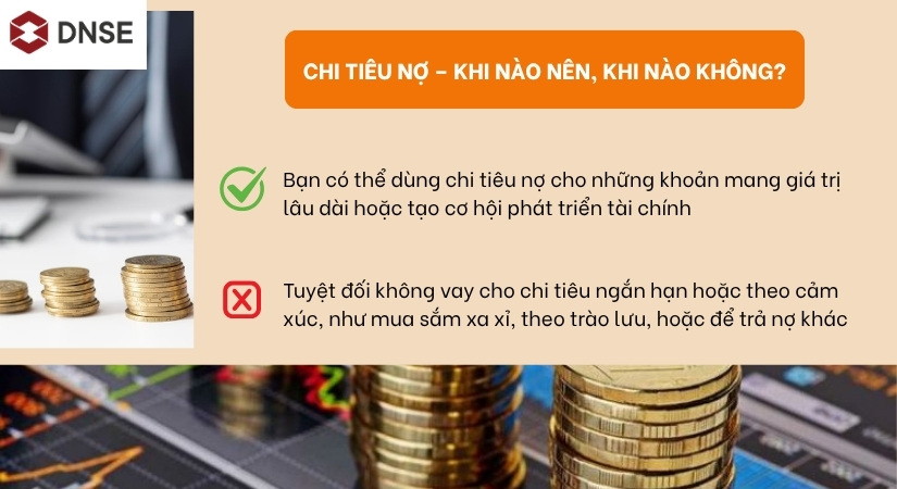 Khi nào nên chi tiêu nợ?