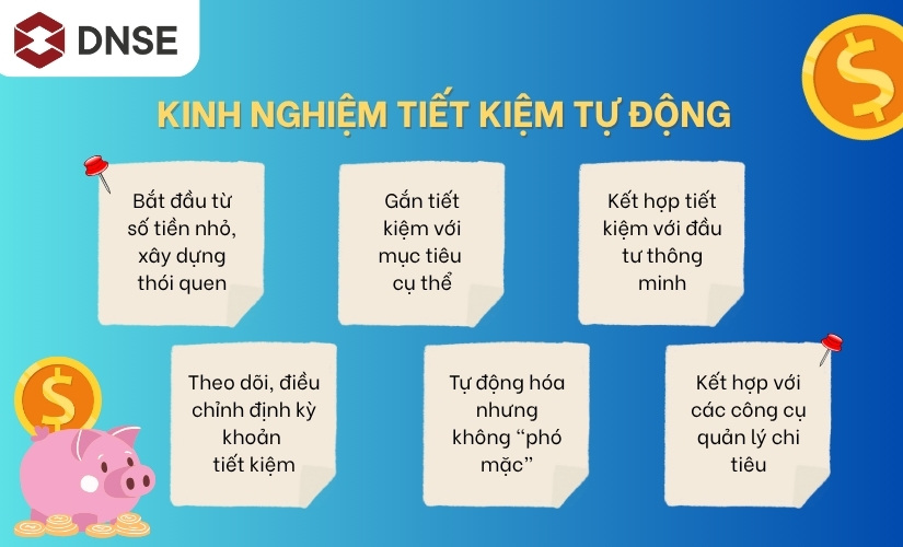 Kinh nghiệm tiết kiệm tự động hiệu quả