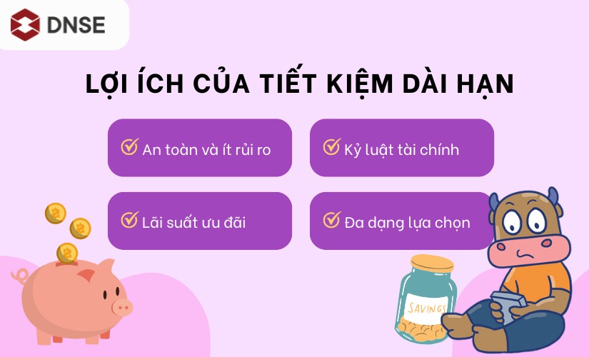 Lợi ích của tiết kiệm dài hạn
