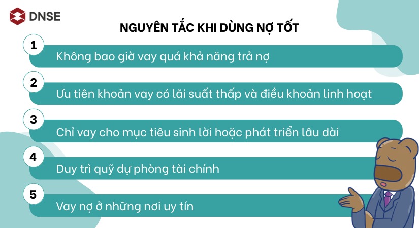 Nguyên tắc sử dụng nợ tốt là gì?