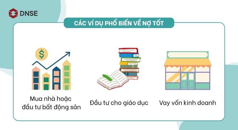 Một số ví dụ về nợ tốt là gì?