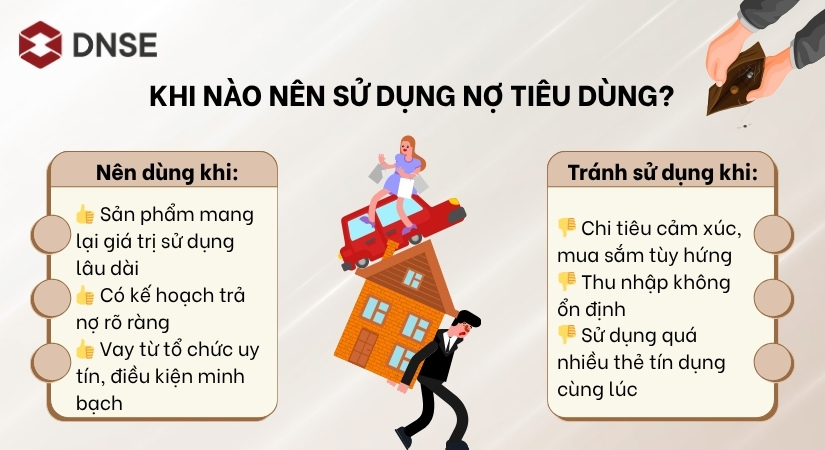 Khi nào nên sử dụng nợ tiêu dùng?