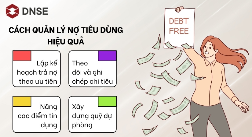 Cách quản lý nợ tiêu dùng hiệu quả