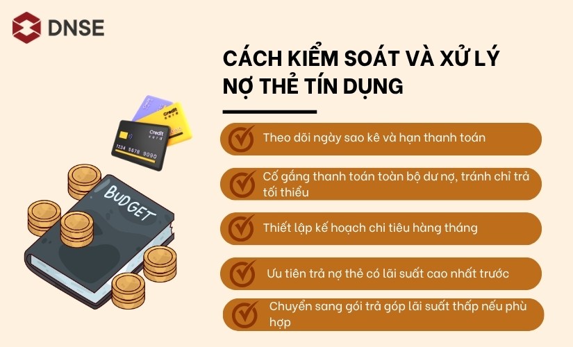 Cách kiểm soát và xử lý nợ thẻ tín dụng hiệu quả