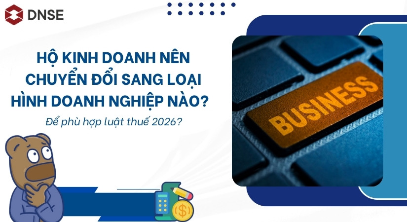 Hộ kinh doanh nên chuyển đổi sang loại hình doanh nghiệp nào? Luật thuế 2026?