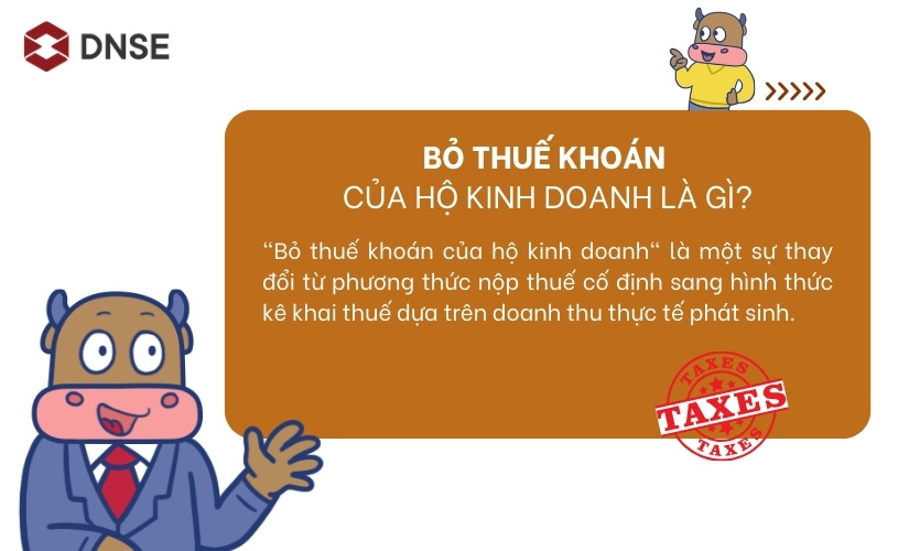 Bỏ thuế khoán của hộ kinh doanh là gì?