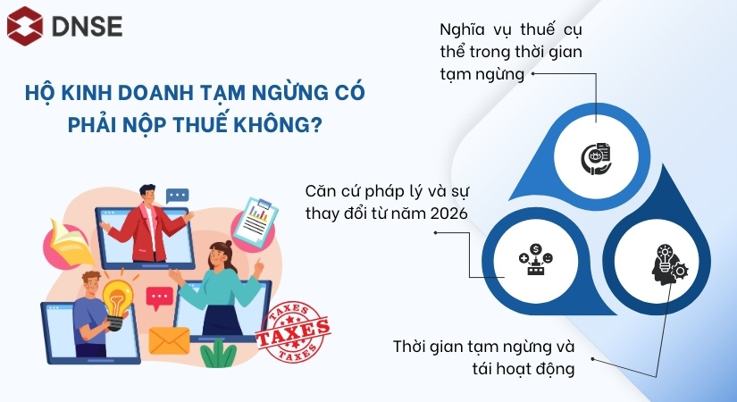 Hộ kinh doanh tạm ngừng có phải nộp thuế không?
