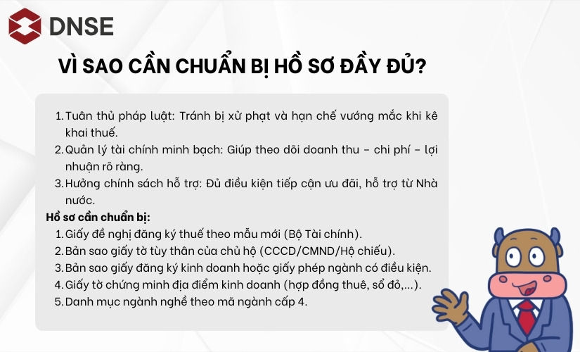 Hồ sơ đăng ký thuế hộ kinh doanh 2026