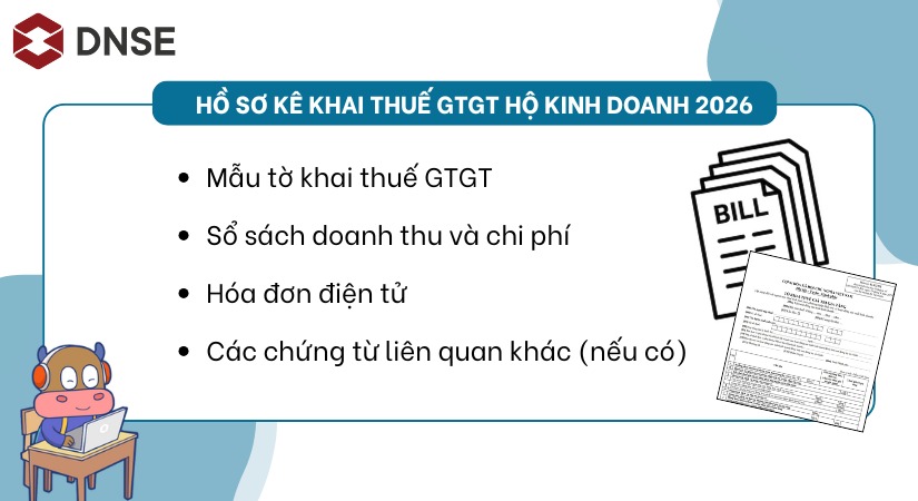 Những giấy tờ cần thiết trong hồ sơ khai thuế GTGT