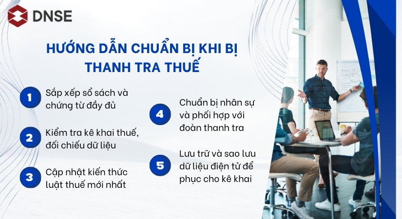 Hướng dẫn chuẩn bị khi bị thanh tra thuế