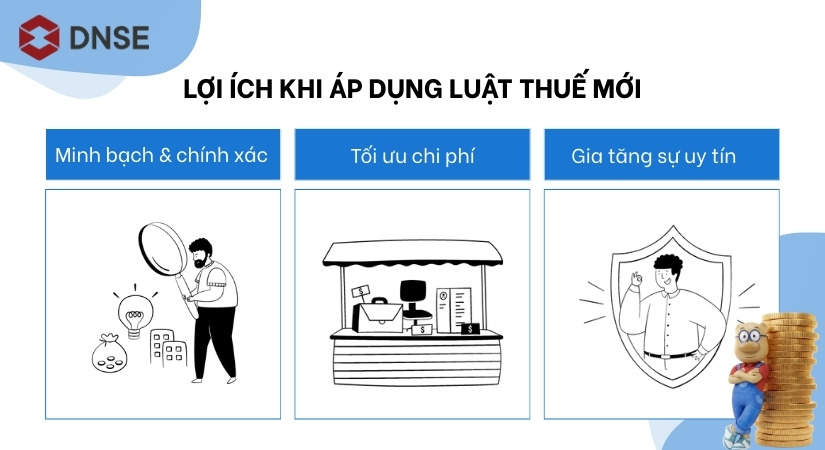 Những lợi ích khi áp dụng luật thuế mới 2026