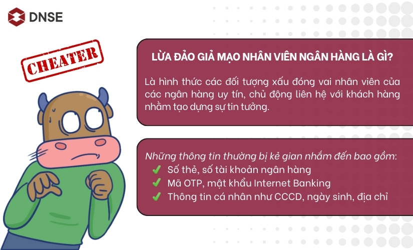 Cảnh báo lừa đảo giả mạo nhân viên ngân hàng