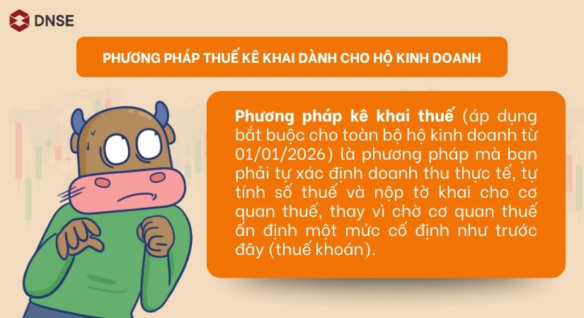 Phương pháp kê khai thuế áp dụng từ 2026