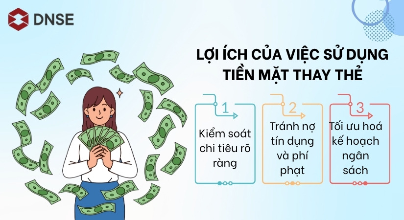 Lợi ích của việc sử dụng tiền mặt thay thẻ