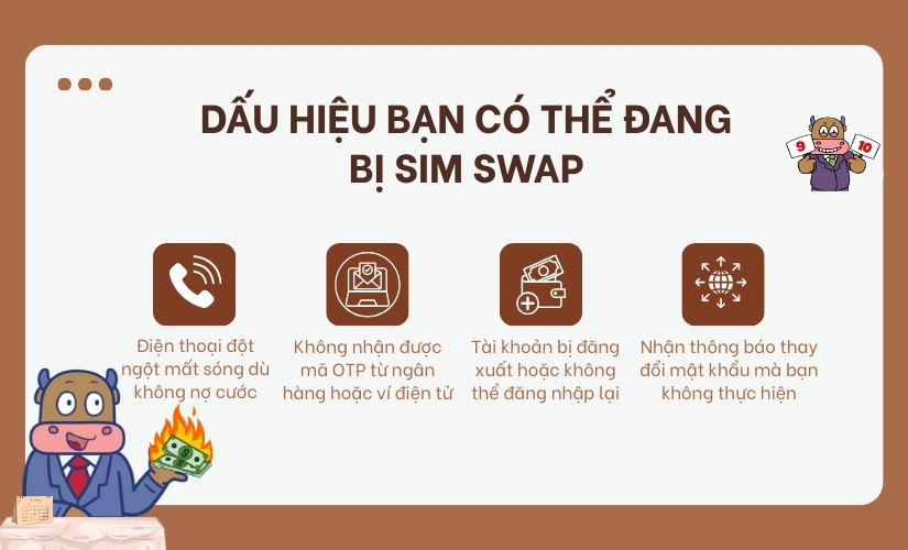 Dấu hiệu bạn có thể đang bị SIM Swap