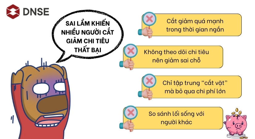 Sai lầm khiến nhiều người cắt giảm chi tiêu không thiết yếu thất bại