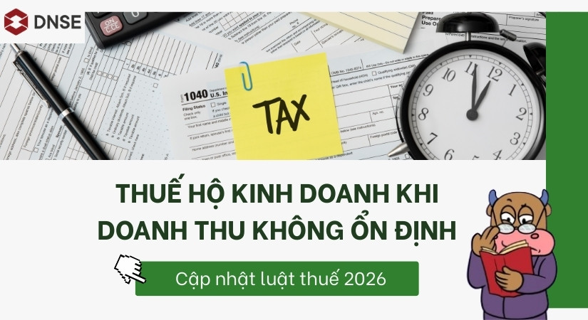 Thuế hộ kinh doanh khi doanh thu không ổn định - Cập nhật luật thuế 2026