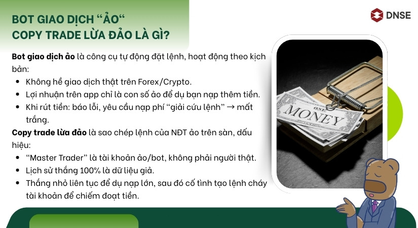 Bot giao dịch ảo, Copy trade lừa đảo là gì?