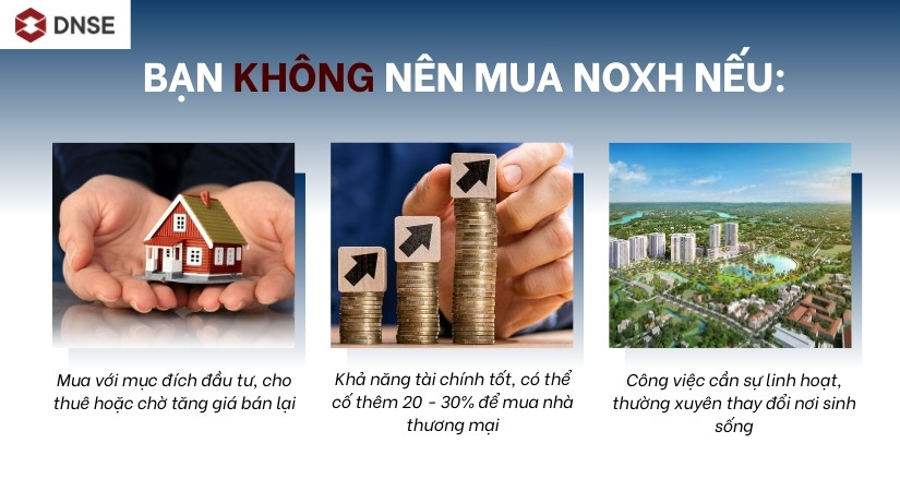 Điều kiện không phù hợp để mua nhà ở xã hội