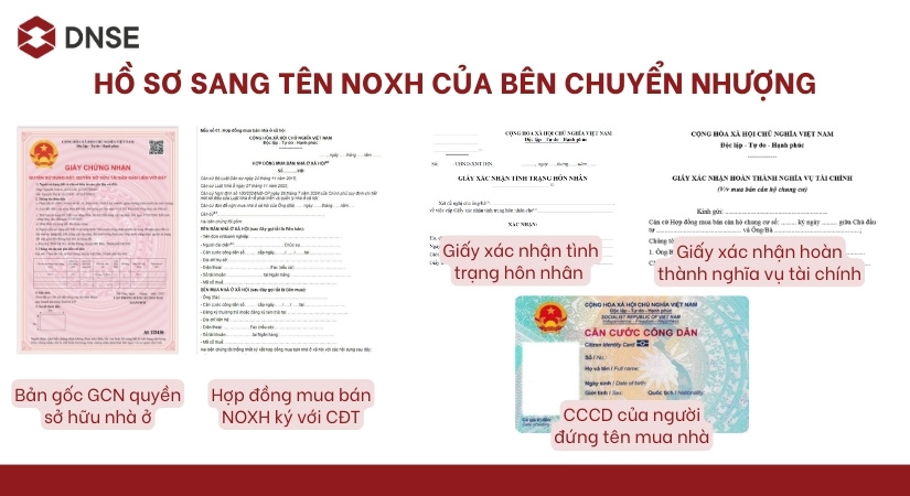 Những loại giấy tờ người bán NOXH cần chuẩn bị 